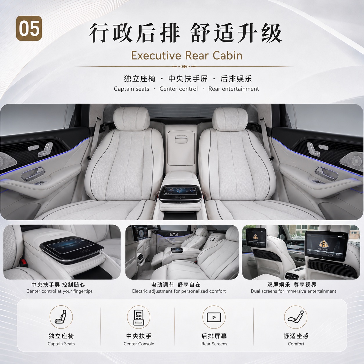 GLS 450升级迈巴赫5座套件