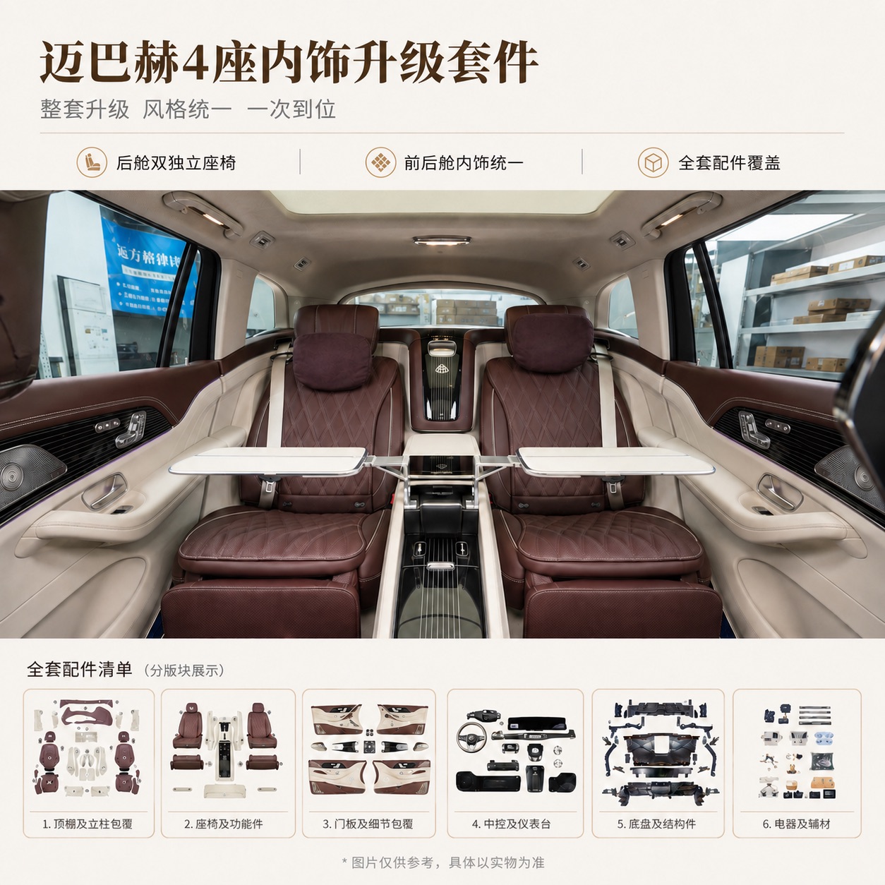 GLS450升级迈巴赫4座套件