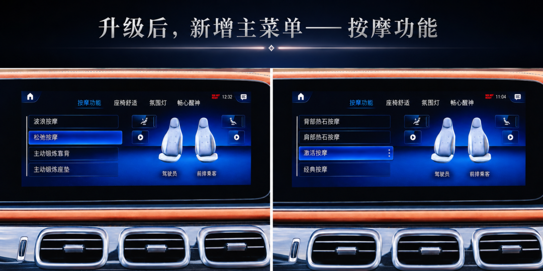 奔驰多仿形座椅,本来只标配200万以上的车型——你的GLE也可以无损升级!